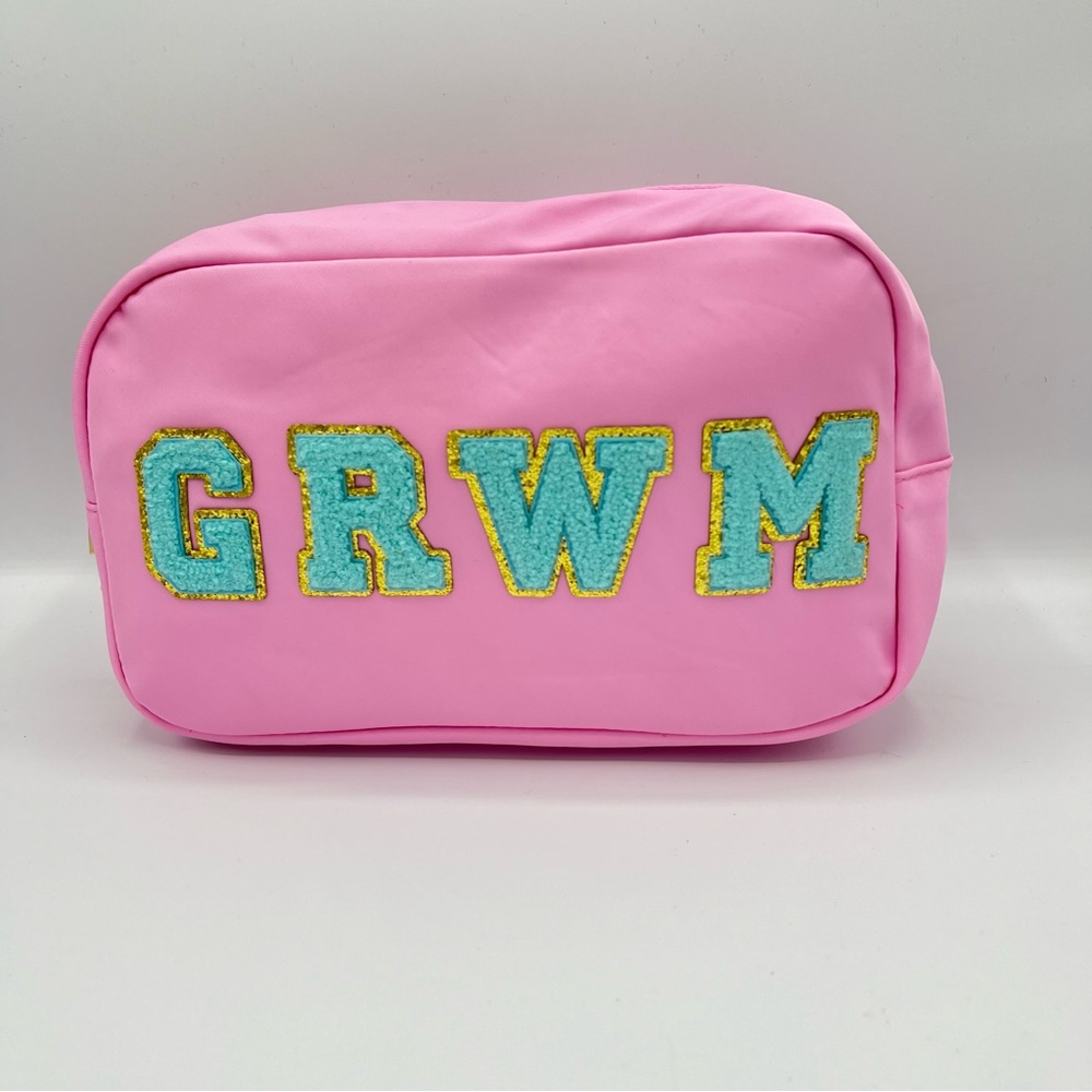 NEW Large Pink Makeup/Skincare Bag “GET READY WITH ME” - Picture 7 of 7